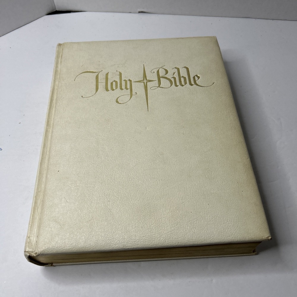 HOLY BIBLE Authorized King James Version White J.G. Ferguson Publishing c.1963